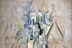 Pablo Picasso 1909-10 The Sacre-Coeur From Musee Picasso Paris At New York Met Breuer Unfinished.jpg
